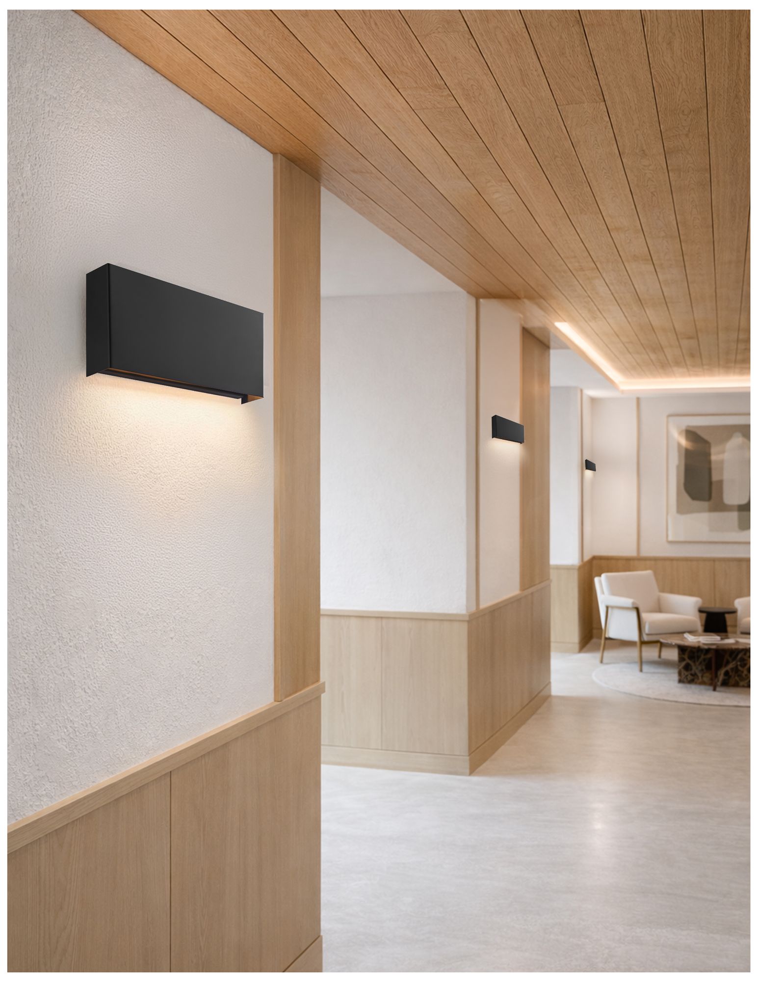 Image 3 Marco 5" High Matte Black LED Wall Sconce more views