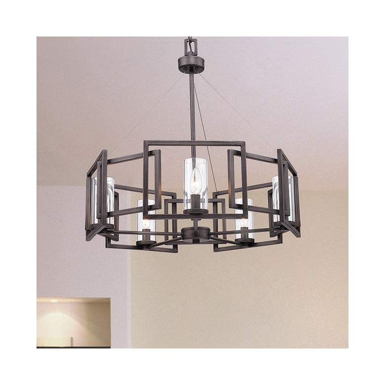 Image 1 Marco 5 Light Chandelier in Bronze