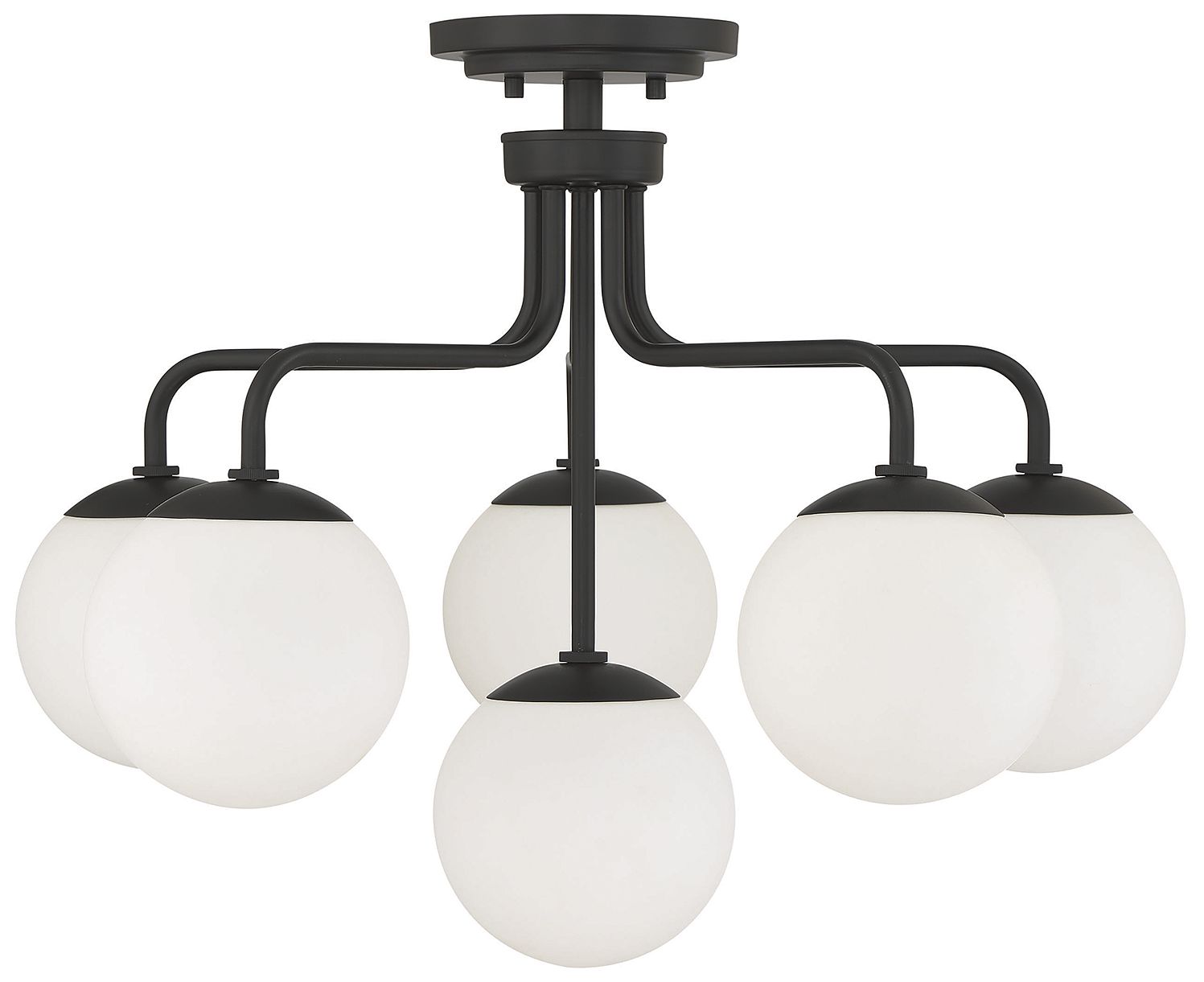 Image 2 Marco 6-Light Ceiling Light in Matte Black more views
