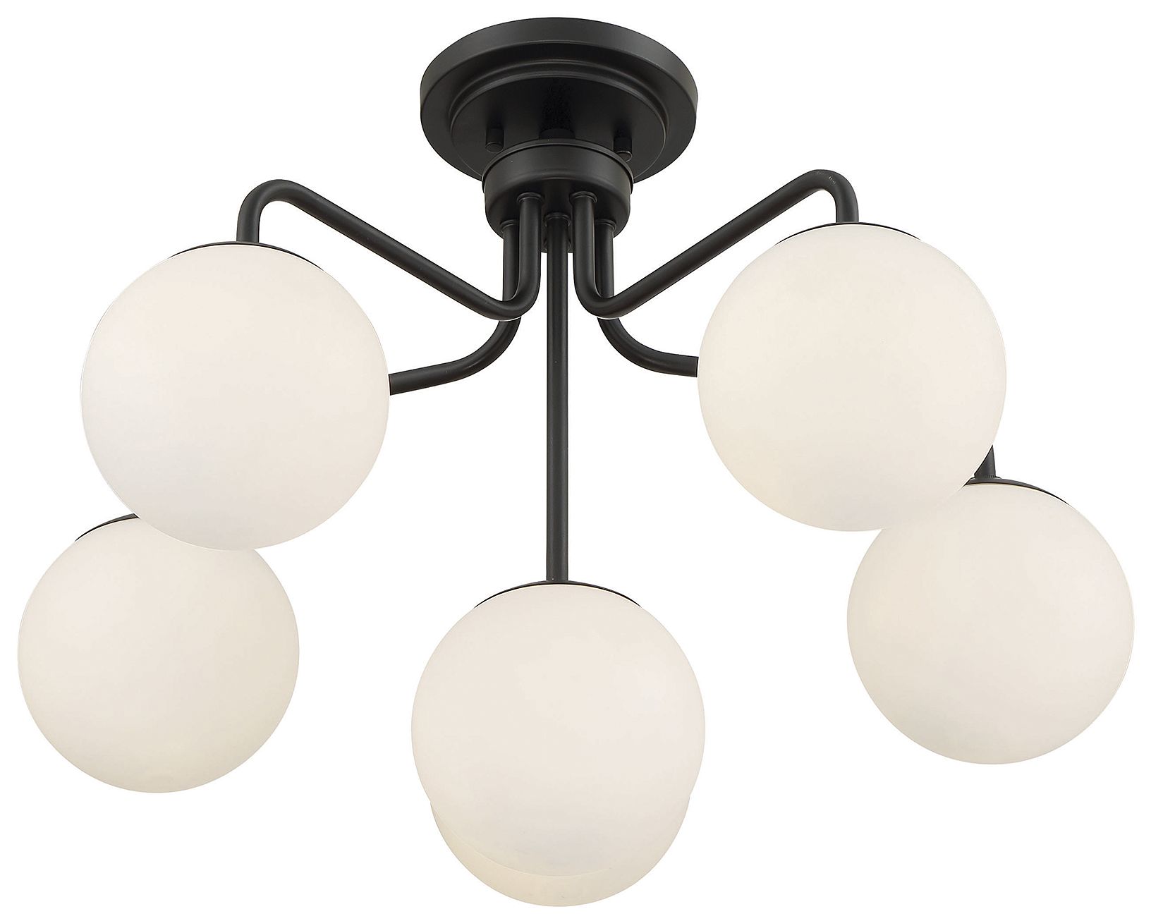 Image 4 Marco 6-Light Ceiling Light in Matte Black more views