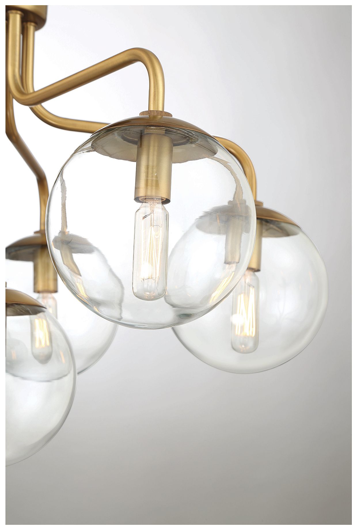 Image 6 Marco 6-Light Ceiling Light in Warm Brass more views