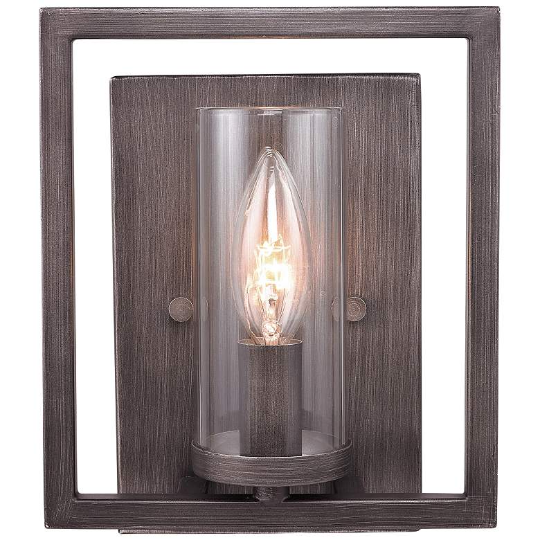 Image 2 Marco 8 1/2" High Gunmetal Bronze Wall Sconce
