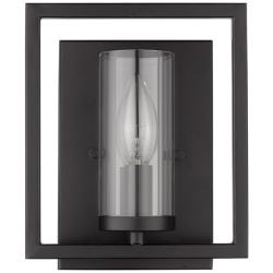 Marco 8 1/2&quot; High Matte Black Metal Wall Sconce
