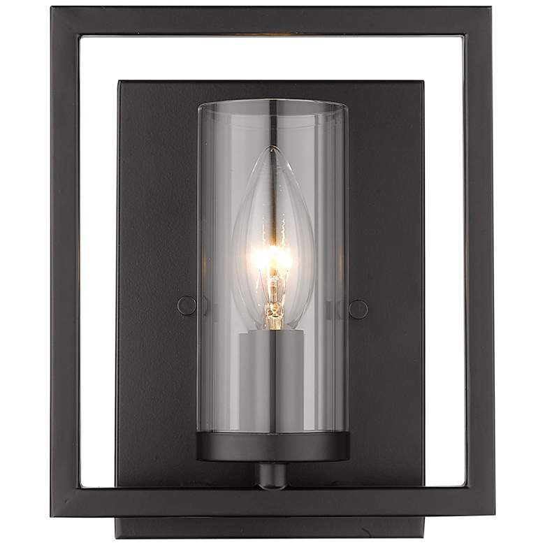 Image 4 Marco 8 1/2 inch High Matte Black Metal Wall Sconce more views