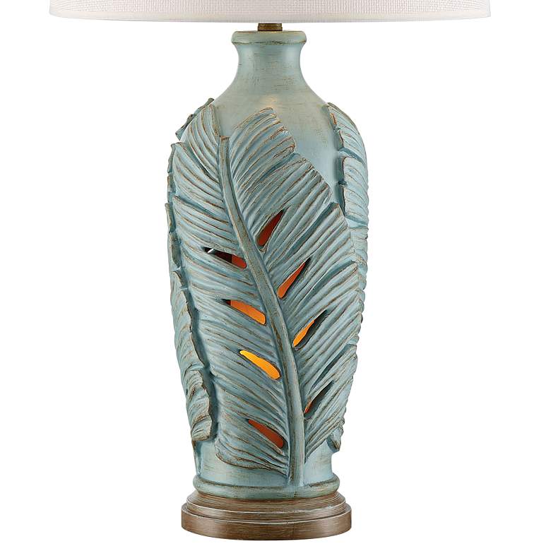 Image 4 Marco Island 34" Glacier Blue Night Light Table Lamps Set of 2 more views