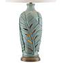 Marco Island 34" Glacier Blue Night Light Table Lamps Set of 2