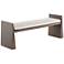 Marco Modern Avant White Oak Accent Bench