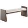 Marco Modern Avant White Oak Accent Bench