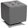 Marco Modern Graphite Swivel Ottoman