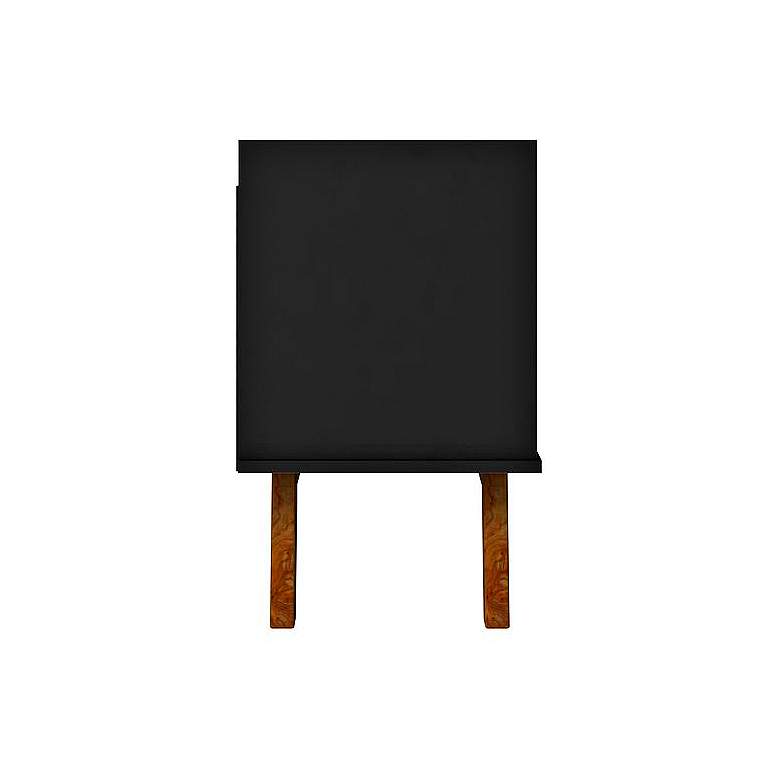 Image 5 Marcus 63" Wide Matte Black Wood 2-Door TV Stand more views