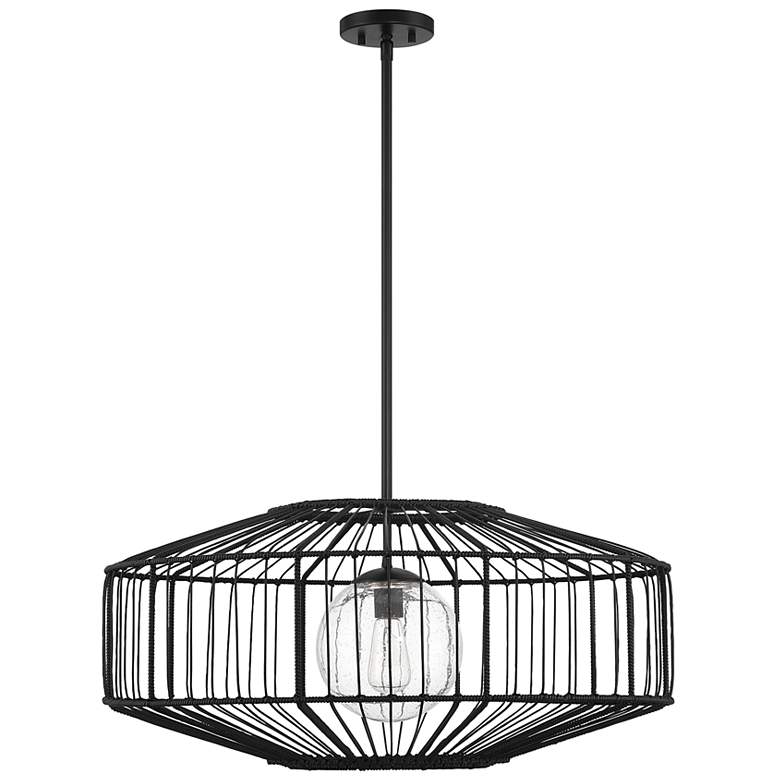 Image 2 Marcy 1-Light Pendant in Matte Black more views