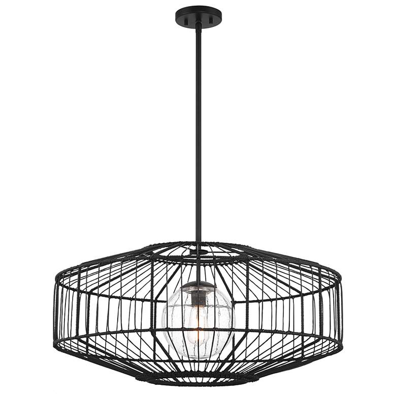Image 3 Marcy 1-Light Pendant in Matte Black more views