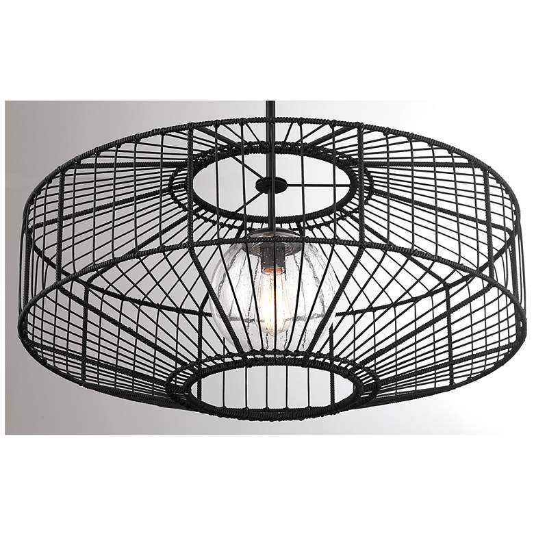 Image 5 Marcy 1-Light Pendant in Matte Black more views