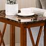 Mardenis 23 1/2" Wide Brown and Medium Oak Wood End Table