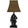 Mare and Foal Horse Accent Table Lamp