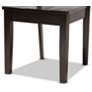 Mare Dark Brown Wood 5-Piece Dining Table and Chair Set