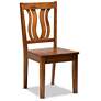 Thumbnail2 of Mare Walnut Brown Wood 5-Piece Dining Table and Chair Set more views