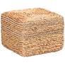 2_Marella Natural Brown Seagrass Accent Footstool