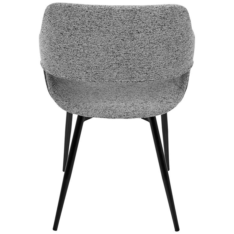Image 5 Margarite Gray Fabric Modern Dining Chairs Set of 2 more views