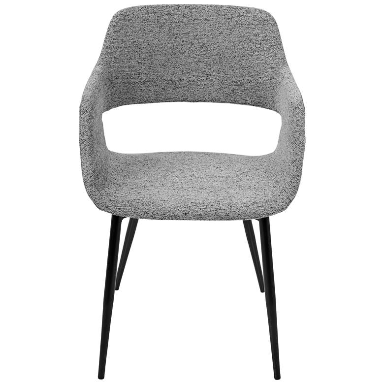 Image 6 Margarite Gray Fabric Modern Dining Chairs Set of 2 more views