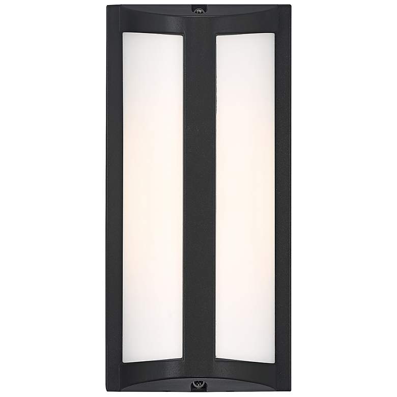 Image 4 Margate 10 1/4" High Black LED Wall Sconce more views