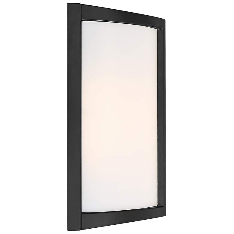 Image 5 Margate 10 1/4" High Black LED Wall Sconce more views