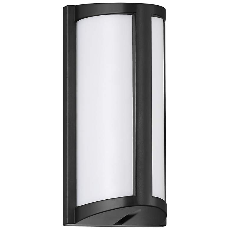 Image 7 Margate 10 1/4" High Black LED Wall Sconce more views