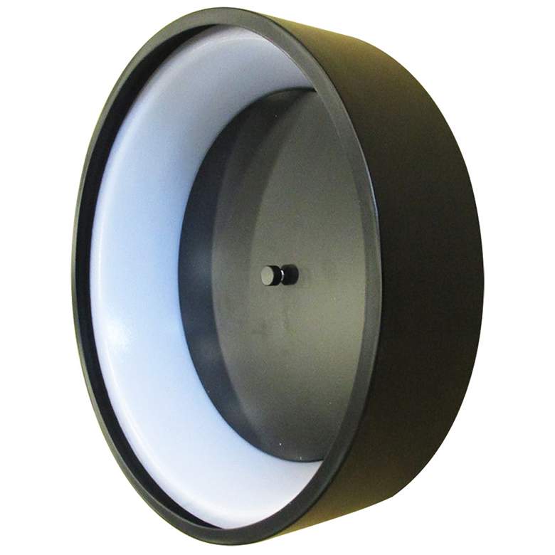 Image 1 Marghera 1 LED Flush Mount Matte Black Finish