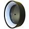 Marghera 1 LED Flush Mount Matte Black Finish