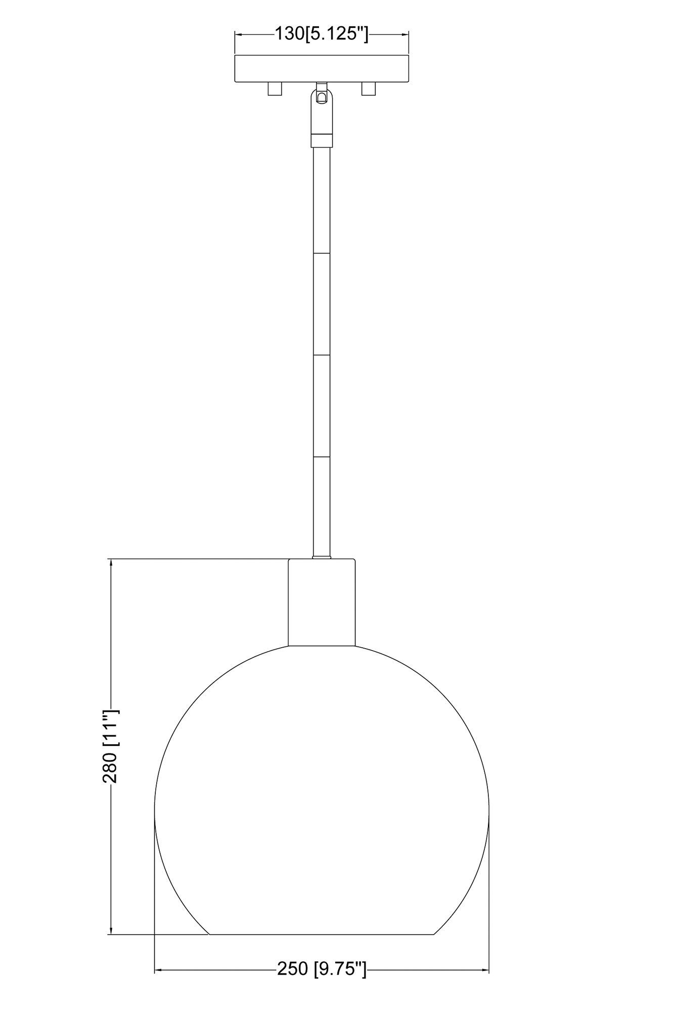 Image 6 Margo 9 3/4" Wide Matte Black Pendant Light w/ White Glass more views