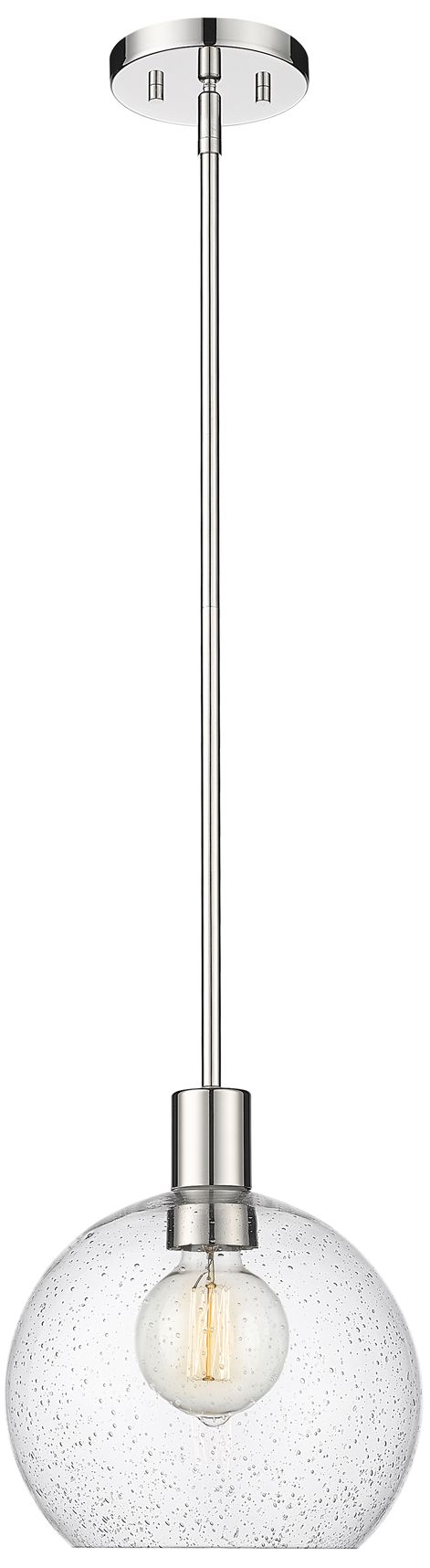 Image 4 Margo by Z-Lite Polished Nickel 9.75 inch 1 Light Pendant more views