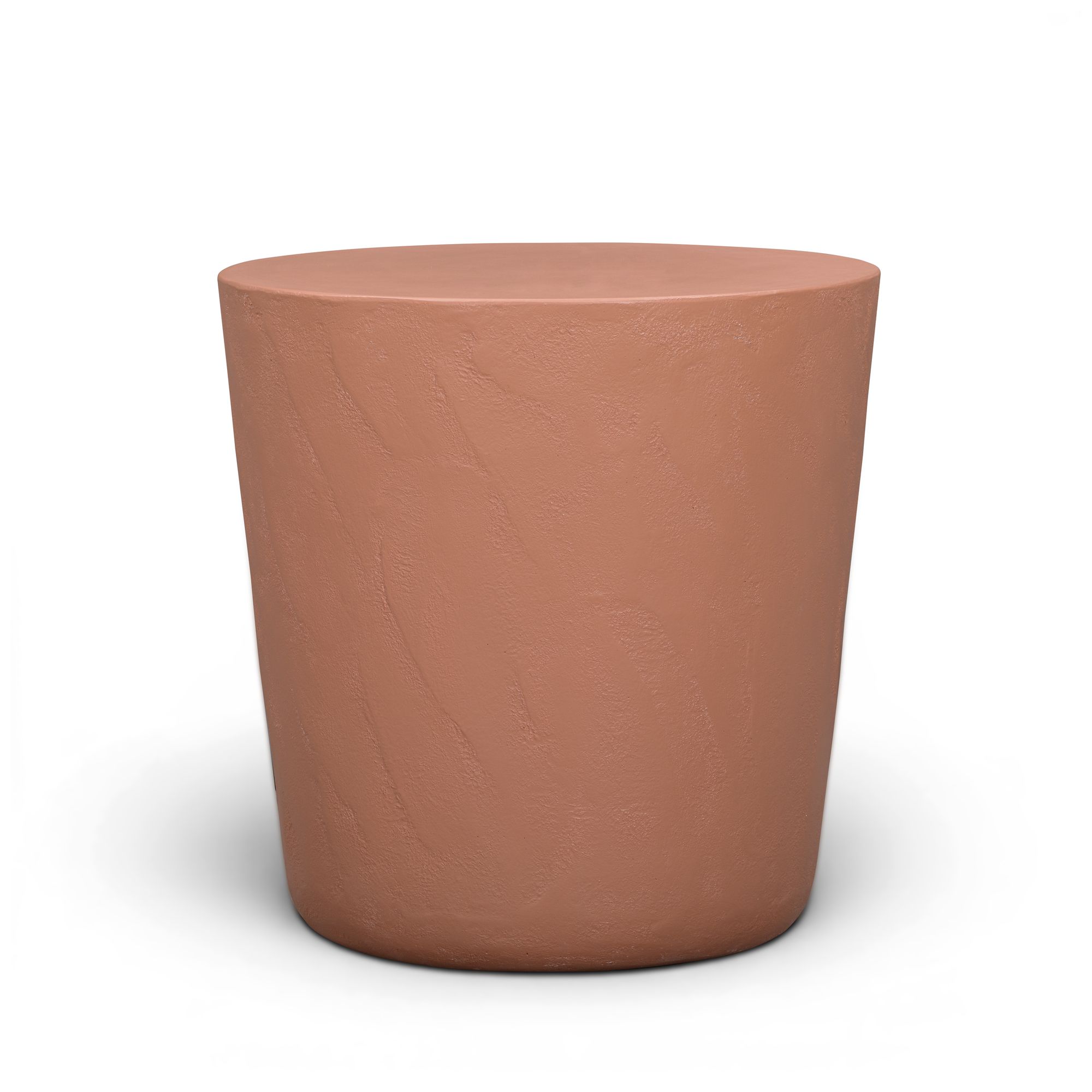 Image 2 Margot Red Terracotta Indoor/Outdoor Concrete Stool more views
