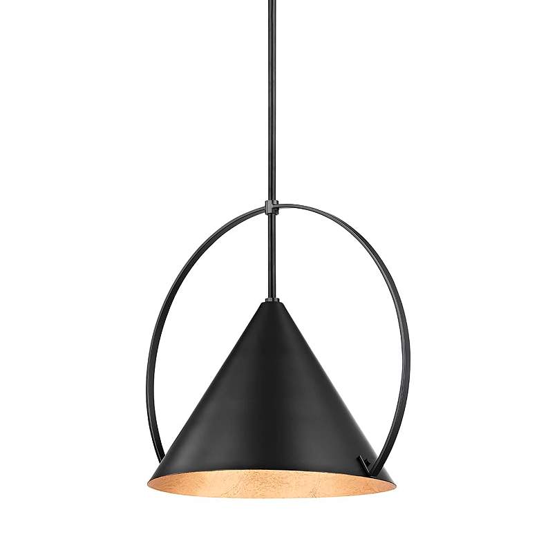 Image 1 Mari 1 Light S Pendant Gld/Blk