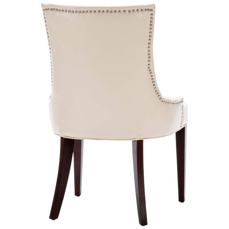 Image 2 Maria Cream Bycast Leather Upholstered Chair more views