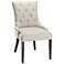 Maria Taupe Linen Upholstered Chair