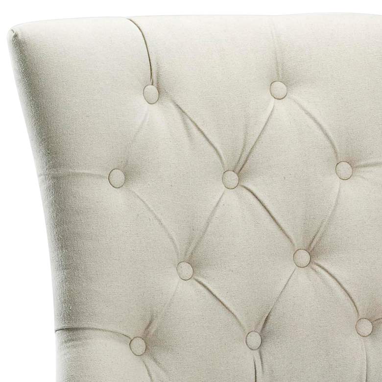 Image 2 Maria Taupe Linen Upholstered Chair more views