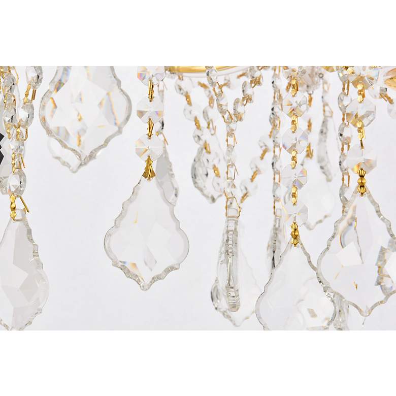 Image 5 Maria Theresa 13 Lt Gold Chandelier Clear more views