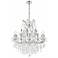 Maria Theresa 19 Light Chrome Chandelier with Clear Royal Cut Crystal