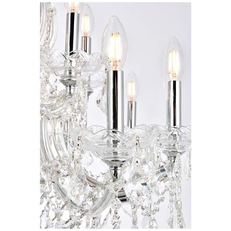 Image 5 Maria Theresa 19 Light Chrome Chandelier with Clear Royal Cut Crystal more views