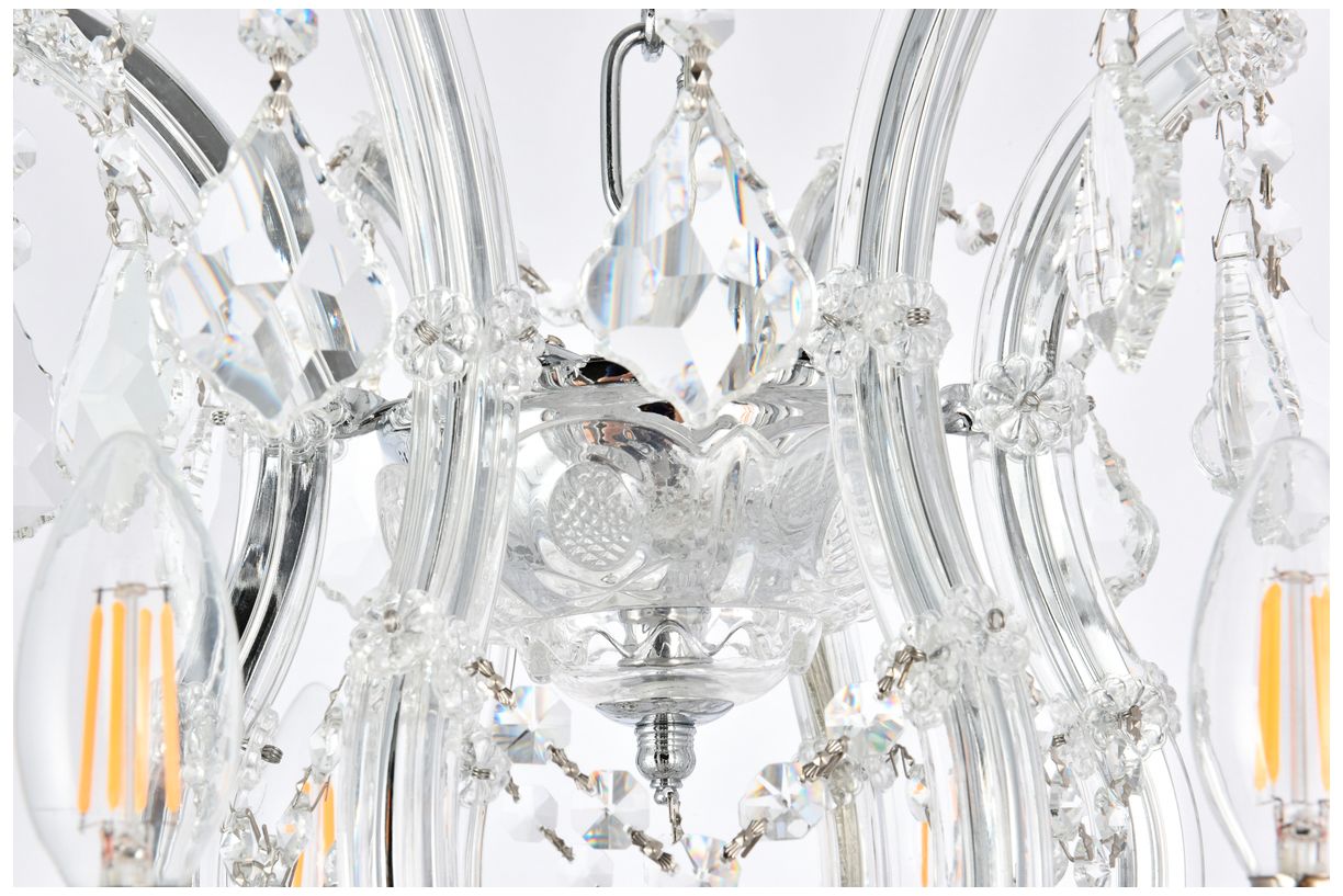 Image 6 Maria Theresa 19 Light Chrome Chandelier with Clear Royal Cut Crystal more views