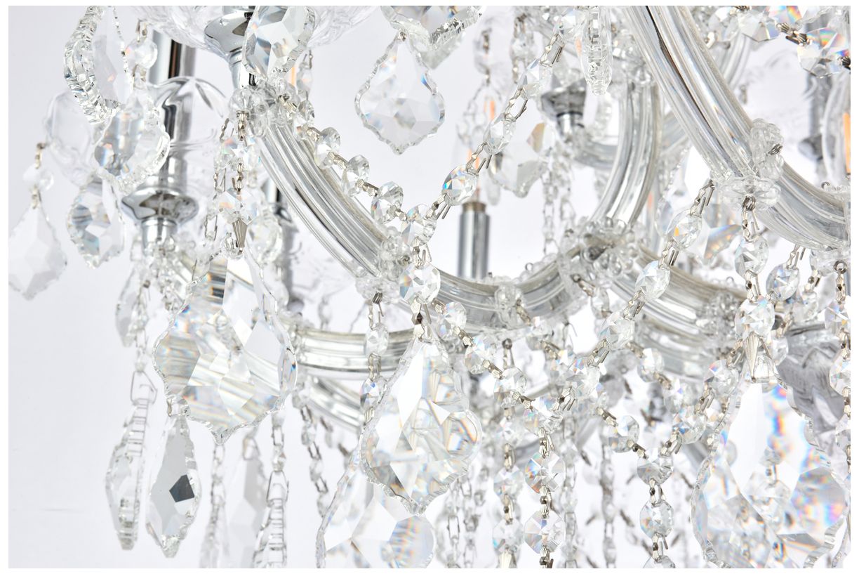 Image 7 Maria Theresa 19 Light Chrome Chandelier with Clear Royal Cut Crystal more views