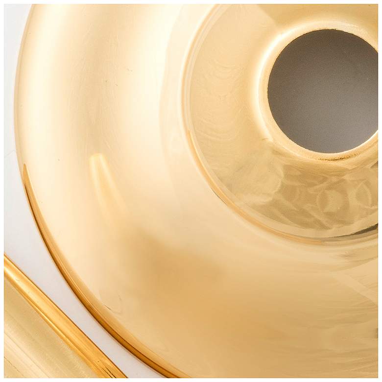 Image 3 Maria Theresa 2 Light Clear Italian Crystal Gold Sconce more views