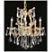 Maria Theresa 20" Wide Gold and Crystal 6-Light Chandelier