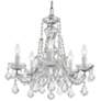 Maria Theresa 20" Wide Polished Chrome 5-Light Chandelier