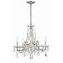 4_Maria Theresa 20" Wide Polished Chrome 5-Light Chandelier more views