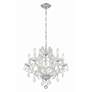 3_Maria Theresa 20" Wide Polished Chrome 6-Light Chandelier more views
