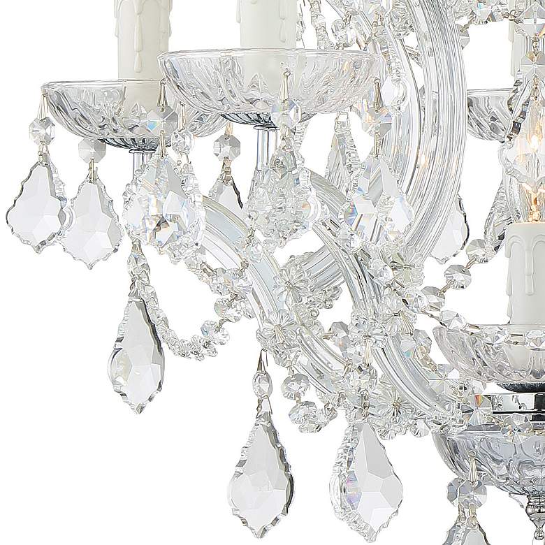 Image 4 Maria Theresa 20" Wide Polished Chrome 6-Light Chandelier more views