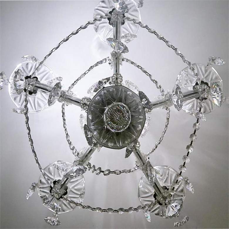 Image 7 Maria Theresa 20" Wide Polished Chrome 6-Light Chandelier more views