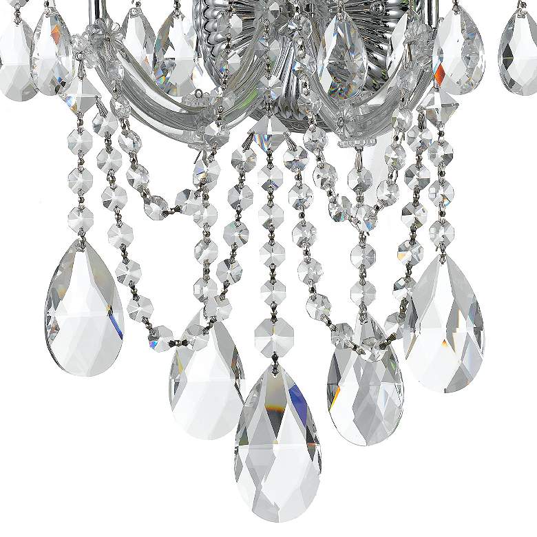 Image 3 Maria Theresa 22" High Polished Chrome 3-Light Wall Sconce more views