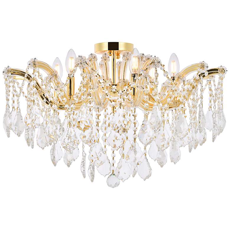 Image 1 Maria Theresa 24" Wide Gold Ceiling Light